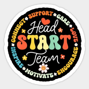 Head Start Team Homeschool Teacher Headstart Back To School Sticker